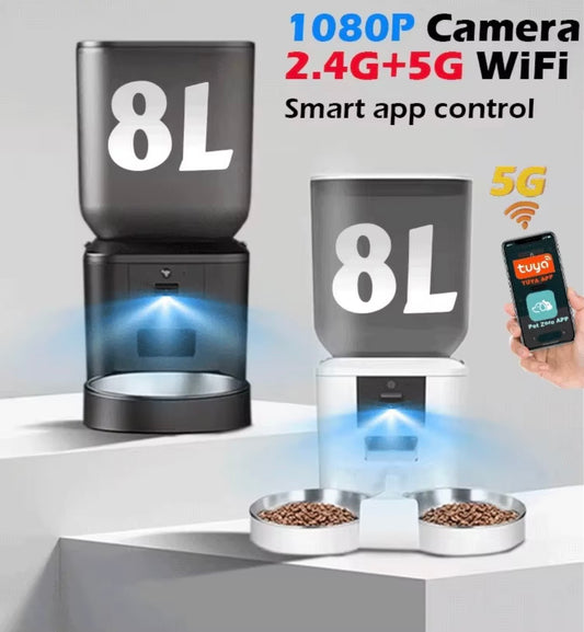 Smart WiFi Automatic Pet Feeder with HD Camera